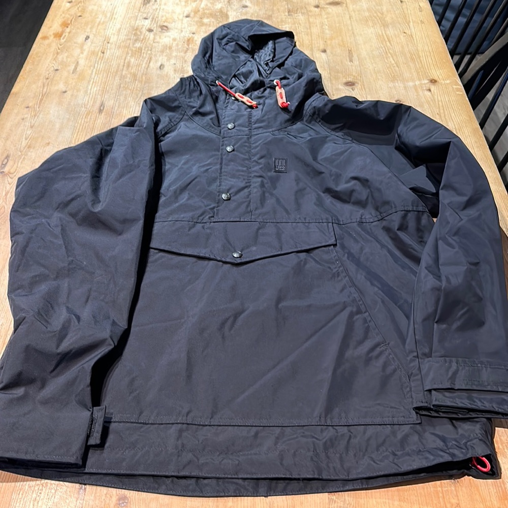 Topo Designs Black Raincoat